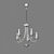 Eurosvet Lazzaro Loft Pendant Chandelier 3D model small image 2