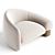 Raphael Navot Overlay Armchair Left 3D model small image 2