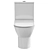 Orans Compact Toilet Set 3D model small image 2