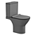 Orans Compact Toilet Set 3D model small image 3