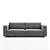 Sophisticated Manhattan Sofa - Highland Furniture 3D model small image 2
