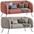 Stylish DAVI 31 Modern Sofa 3D model small image 1