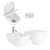 Modern Bathroom Set | Antonio Lupi 3D model small image 1