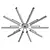 Designer Smart Chandelier 70cm Diameter 3D model small image 3