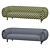 Elegant 3-Seat Tobi Sofa 3D model small image 4
