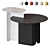Scandinavian Style Round Coffee Table 3D model small image 1