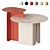 Scandinavian Style Round Coffee Table 3D model small image 2