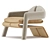 Futuristic Dynamic Dulki Armchair 3D model small image 3