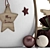 Festive Snowman & Wooden Tree 3D model small image 4