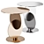 Elegant Divo Coffee Table | Minotti 3D model small image 1