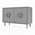 Sleek Normandy Cabinet Beauty 3D model small image 4