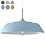Elegant Nordic Dome Pendant Light 3D model small image 1