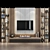 Modern TV Shelf 0573 White 3D model small image 1
