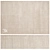 Beige Wool Stripes Rug Set 3D model small image 4