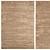  Brown Wool Rug Set - High-Quality 6K 3D model small image 2