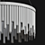 Modern Babel Chandeliers Set 3D model small image 4