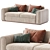 Luxury Ludovica Sofa 3D Model 3D model small image 2