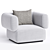 Lebom HUG Armchair: Stylish Comfort 3D model small image 1