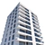 Urban Heights: Luxury Residential Skyscraper 3D model small image 4