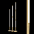 Vertical LED Floor Lamp "SEAM 3D model small image 2