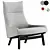 Modern Sunday Armchair Furniture 3D model small image 1