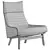 Modern Sunday Armchair Furniture 3D model small image 5