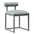 Eaglemont Black Velvet Dining Chair 3D model small image 5