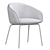 Elegant Emerald Velvet Dining Chair 3D model small image 5