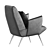 Elegant Leather Armchair Zonocada 3D model small image 3