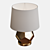 Modern White Table Lamp Fixture 3D model small image 3