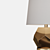 Modern White Table Lamp Fixture 3D model small image 4