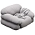 Sesann Designer Sofa Furniture 3D model small image 6