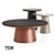 Orbita M Round Table: Unique Steel Edge 3D model small image 1