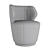 Chic Poppy Swivel Chair 3D model small image 7