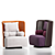 Elegant Campiello+ Chair by Zanotta 3D model small image 2