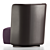 Elegant Campiello+ Chair by Zanotta 3D model small image 4