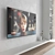 Samsung AU8000 Crystal UHD TV Wall 3D model small image 2