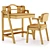 Kids Modern Table Furniture Set 3D model small image 11