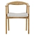 SF8 Oak Salerno Chair 002004 3D model small image 4