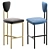 AURORA Bar Stool by Cazarina 3D model small image 2