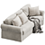 Versatile VRETSTORP Sofa Bed 3D model small image 2