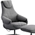 Minimalist Modern LXR10 Furniture Piece 3D model small image 2