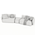 Contemporary Rene Sofa Model 3D model small image 3