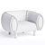 Modern Ergonomic TOBI Chair Sitland 3D model small image 3