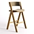 Modern Cantarutti Bar Stool 18K 3D model small image 2