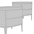 Chic Poliform GENTLEMAN Nightstand 3D model small image 3