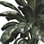 Modern Botanical Vase Set 3D model small image 3