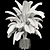Modern Botanical Vase Set 3D model small image 6