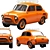 Low-Poly Zaz 965 Turbosmoth Model 3D model small image 1