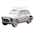 Low-Poly Zaz 965 Turbosmoth Model 3D model small image 7